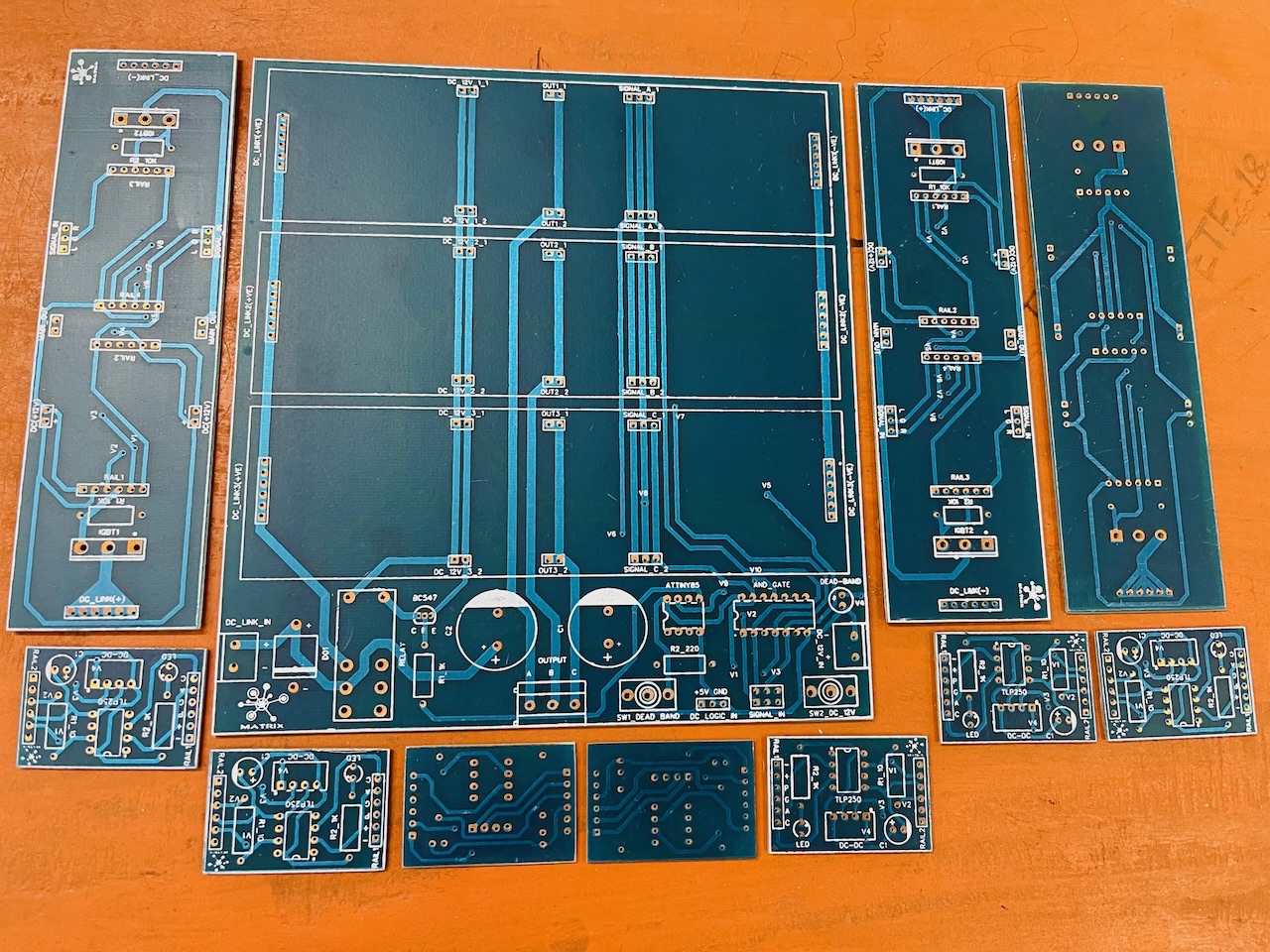 Printed PCB for Three Phase Inverter